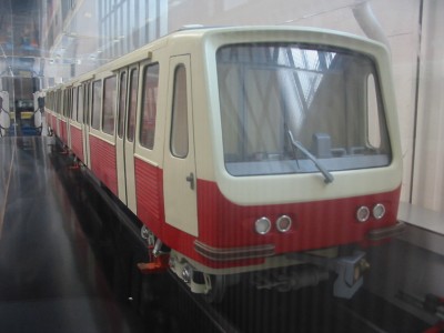 Model prototypu metra Škoda R1.